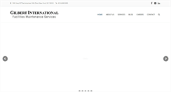 Desktop Screenshot of gilbertinternational.com